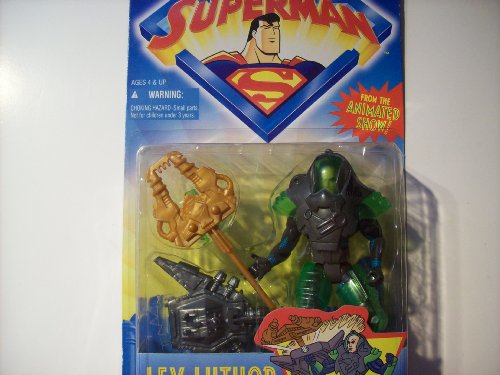 Superman Lex Luthor with Kryptonite Armor and Launcher