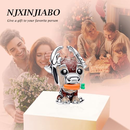Image of S925 Sterling Silver Cartoon Anime Charms Pendant, Character Figures Dangle for Bracelet Necklace, Gifts for Mom Girlfriend Family, Valentine's Birthday Christmas Anniversary Jewelry
