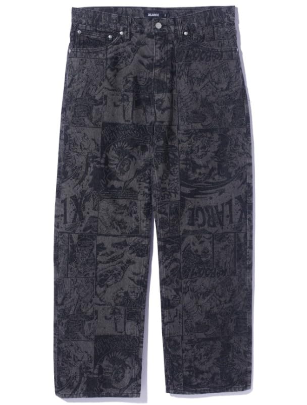 Amazon | エクストララージコミックデニムパンツ XLARGE COMIC