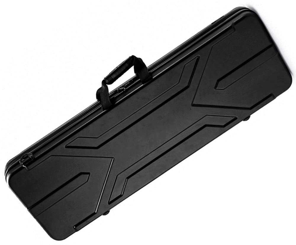 REMEK Rifles Fundas Rígidas Tácticas Al Aire Libre, 80/90/100/120Cm Caza con Pistola Estuche Rifle Duro con Colchados Gomaespuma Maletín Funda Rígida para Rifle Mochila Almacenamiento