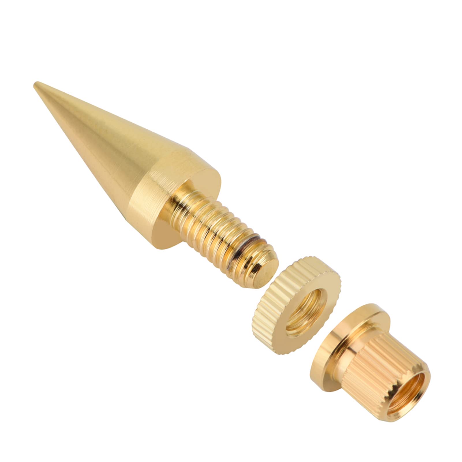 M6 Pied de haut-parleur réglable 11 × 8 × 2 8 paires de 6 x 36 mm en cuivre avec piquet d'isolation pour haut-parleur
