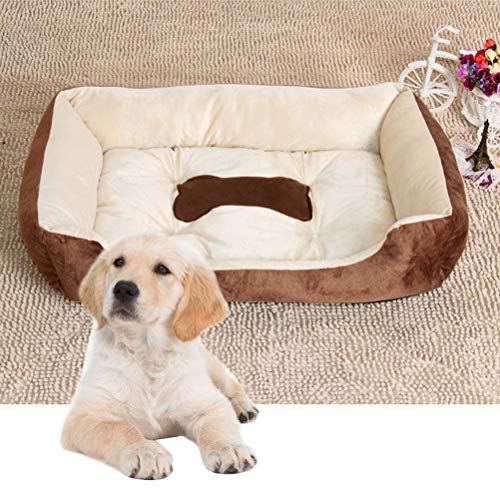 Tapete para cama de cachorro Canil Macio Pet Dog Filhote de cachorro Cama quente Casa de pelúcia Nin