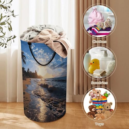 Panier à linge pour couvertures et jouets du salon - 4