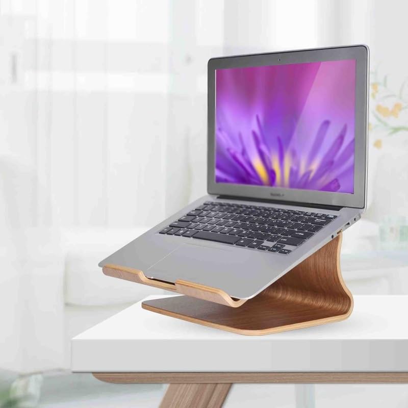 Soporte para laptop con disipador de calor y ventilación ajustable miniatura 3