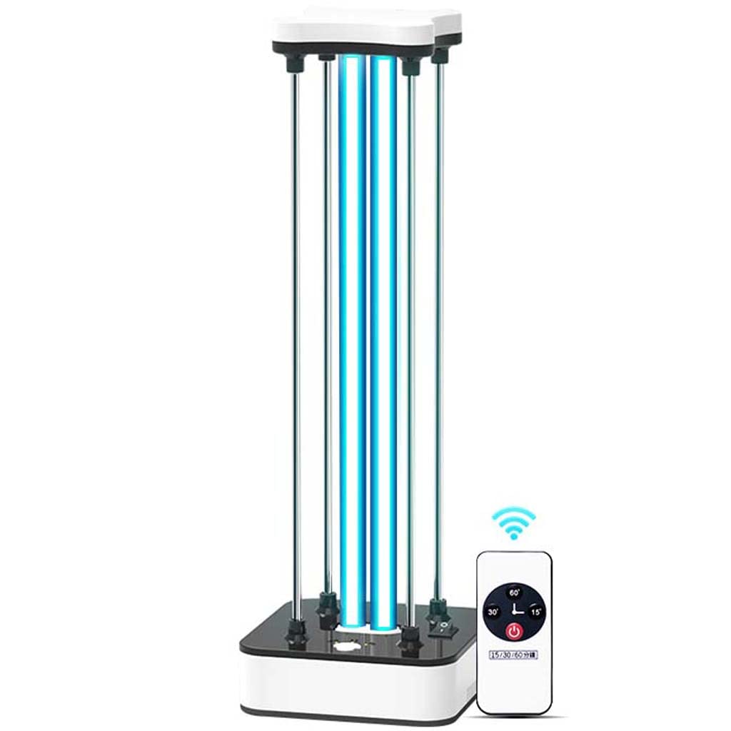 TJH Lámpara de esterilización UV 36W con Control Remoto, Kinder esterilización de la lámpara | Cubierta Mite La eliminación del ozono del Tubo de la lámpara UV Esterilización