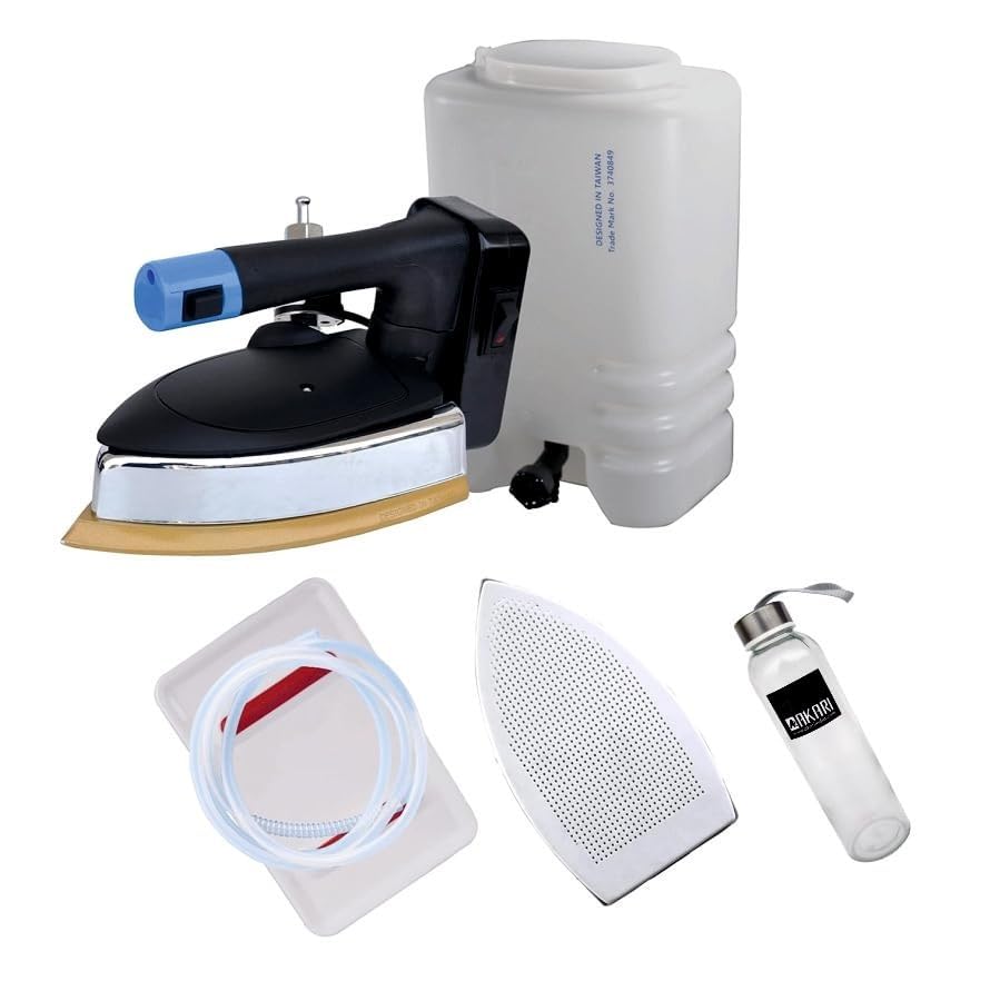 Sponsored Ad - Hā+numēto Steam Iron HM-97ER with 4.2 Ltr Bottle, Anti Shine Teflon Shoe (Not Meant for Home usage) by Hā+numēto.AKOS44430