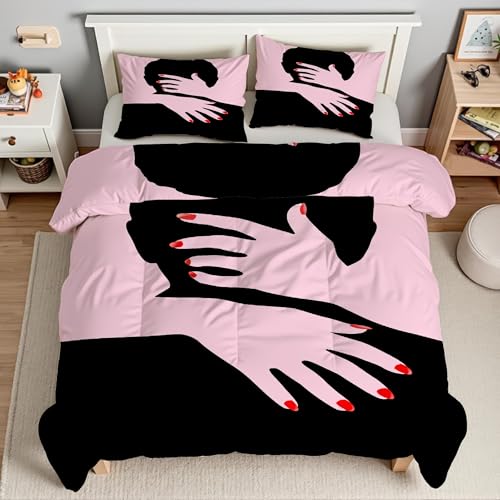 Housse de couette 220x240 microfibre douce modèle Kg3281 - 4