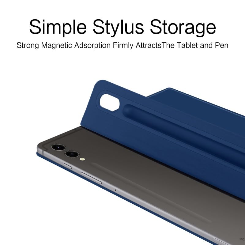 Custodia protettiva per tablet PC custodia magnetica compatibile con Samsung Galaxy Tab S9 Plus 12,4 pollici 2023 X810/X816B/X818U Slim Tablet Cover, Galaxy Tab S9+ 5G Custodia con attacco magnetico,