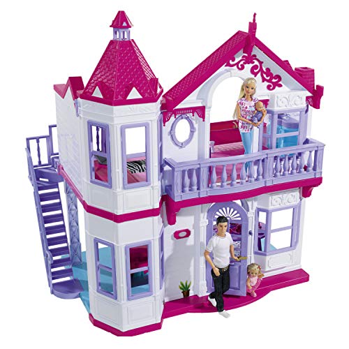 Simba Toys - Steffi Love, My Dreamhouse with 4 Rooms, Multi
