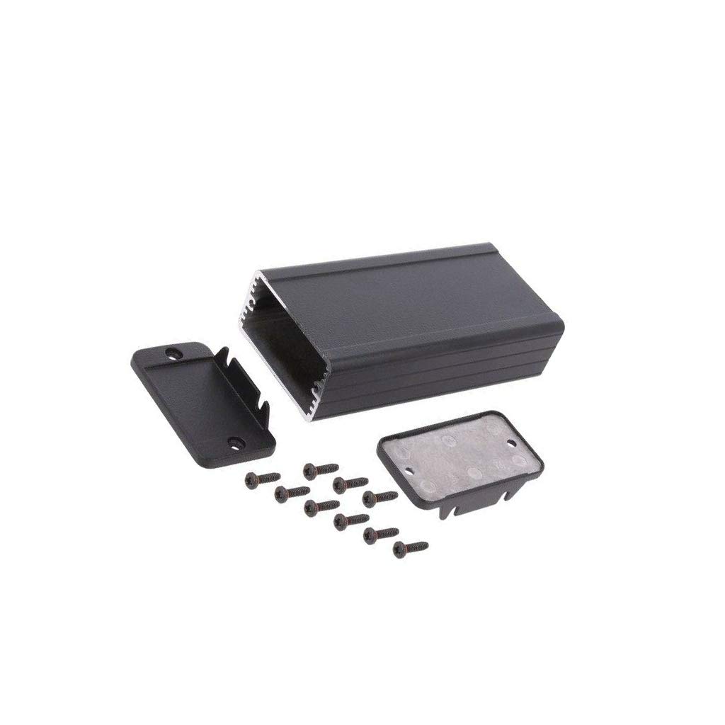 Boîtier de blindage aluminium noir HM-1457C1202EBK électronique 120mm