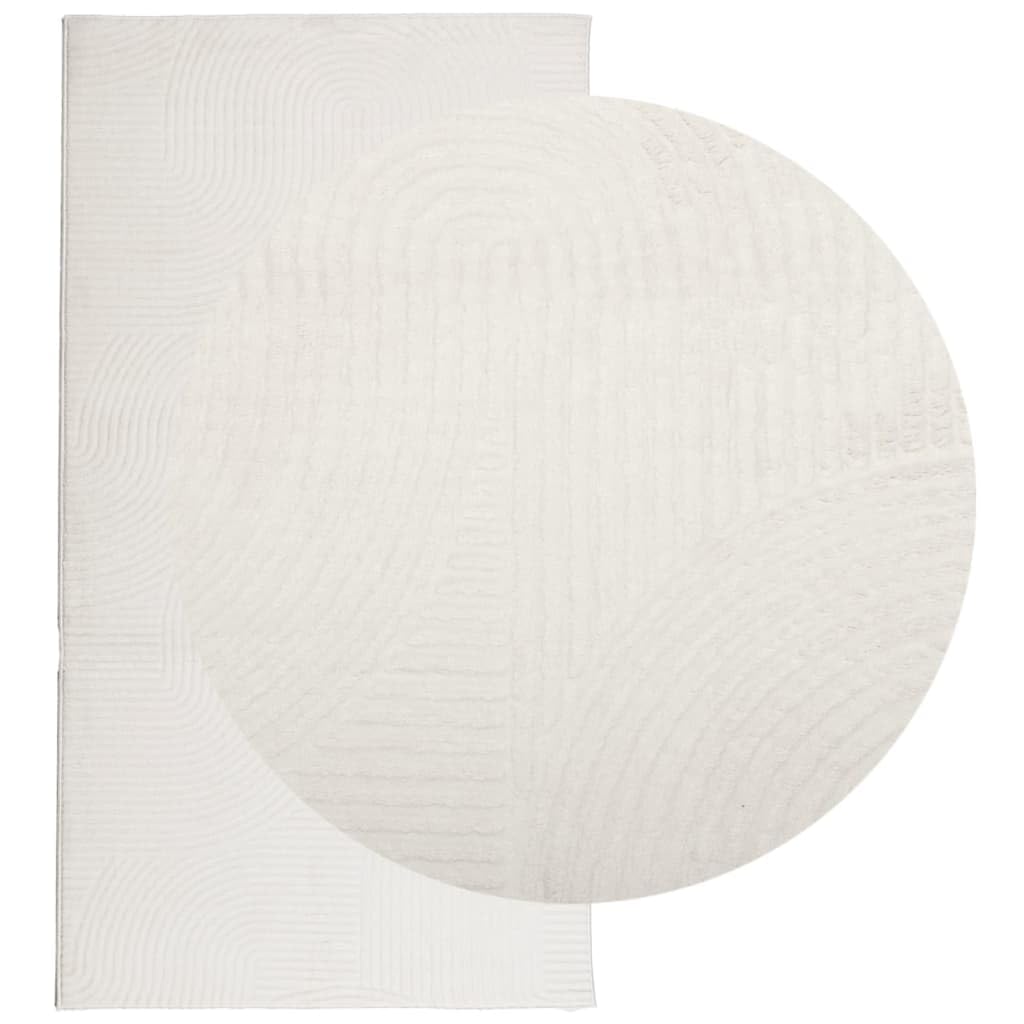 Tappeto IZA a pelo corto, stile scandinavo, 80 x 150 cm, 100% poliestere, antiscivolo, facile da pulire, lavabile, per soggiorno, camera da letto e corridoio, morbido, con design geometrico