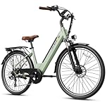 Heybike Cityscape 2.0 Electric Bike for Adults with 1000W Motor Peak,468Wh Removable Battery and up to 50Miles 24MPH,UL Certified 26" Electric Commuter Bike with 7-Speed and Front Suspension.
