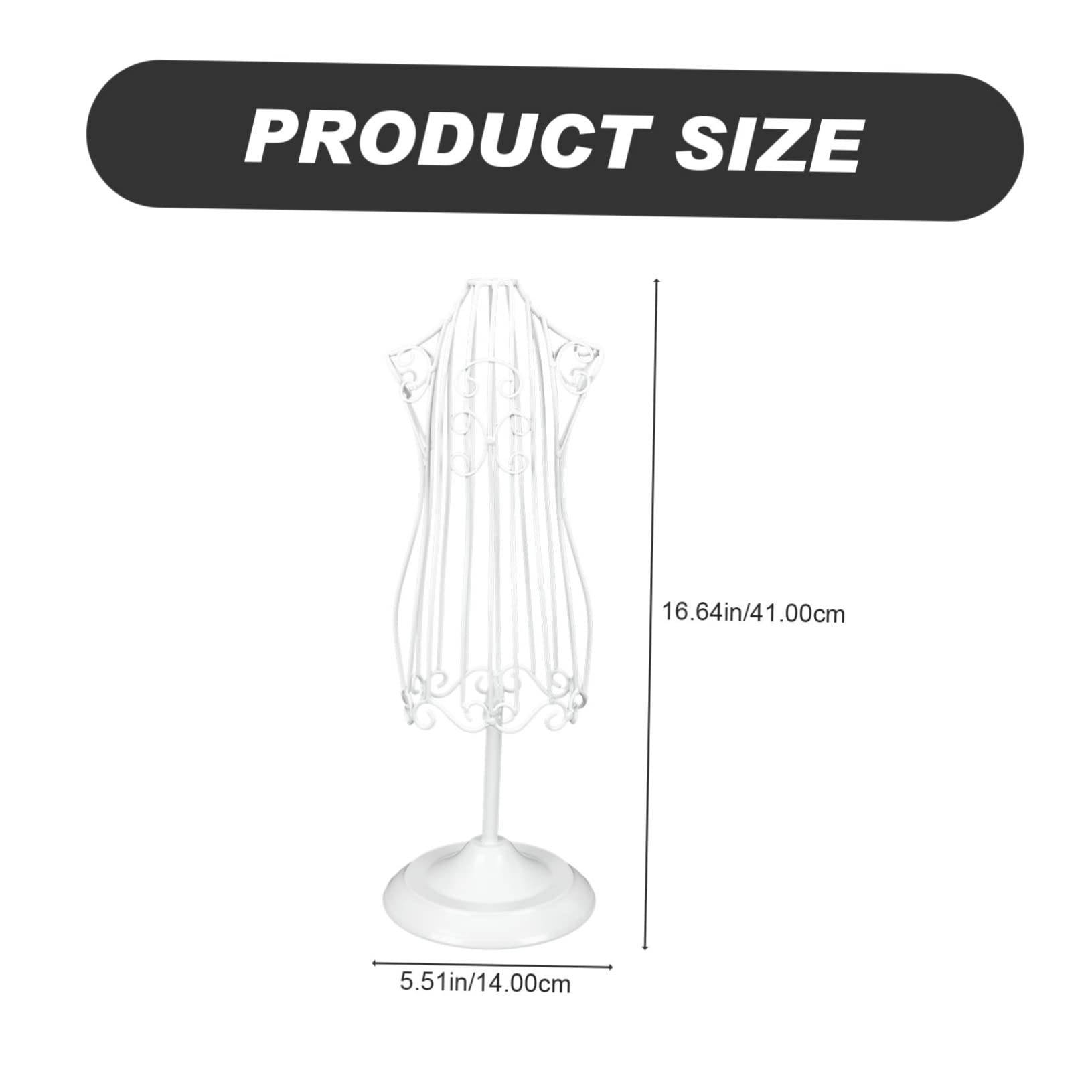 Cabilock Puppy Coat Hanger Mannequin Display Rack for Pet Apparel Stylish Home Organizer for Cats Dogs Iron Design for Showcasing Pet Clothing