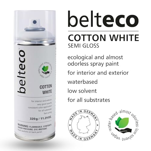 Image of Cotton Semi Gloss Spray Paint | Water-based White Gloss Spray Paint