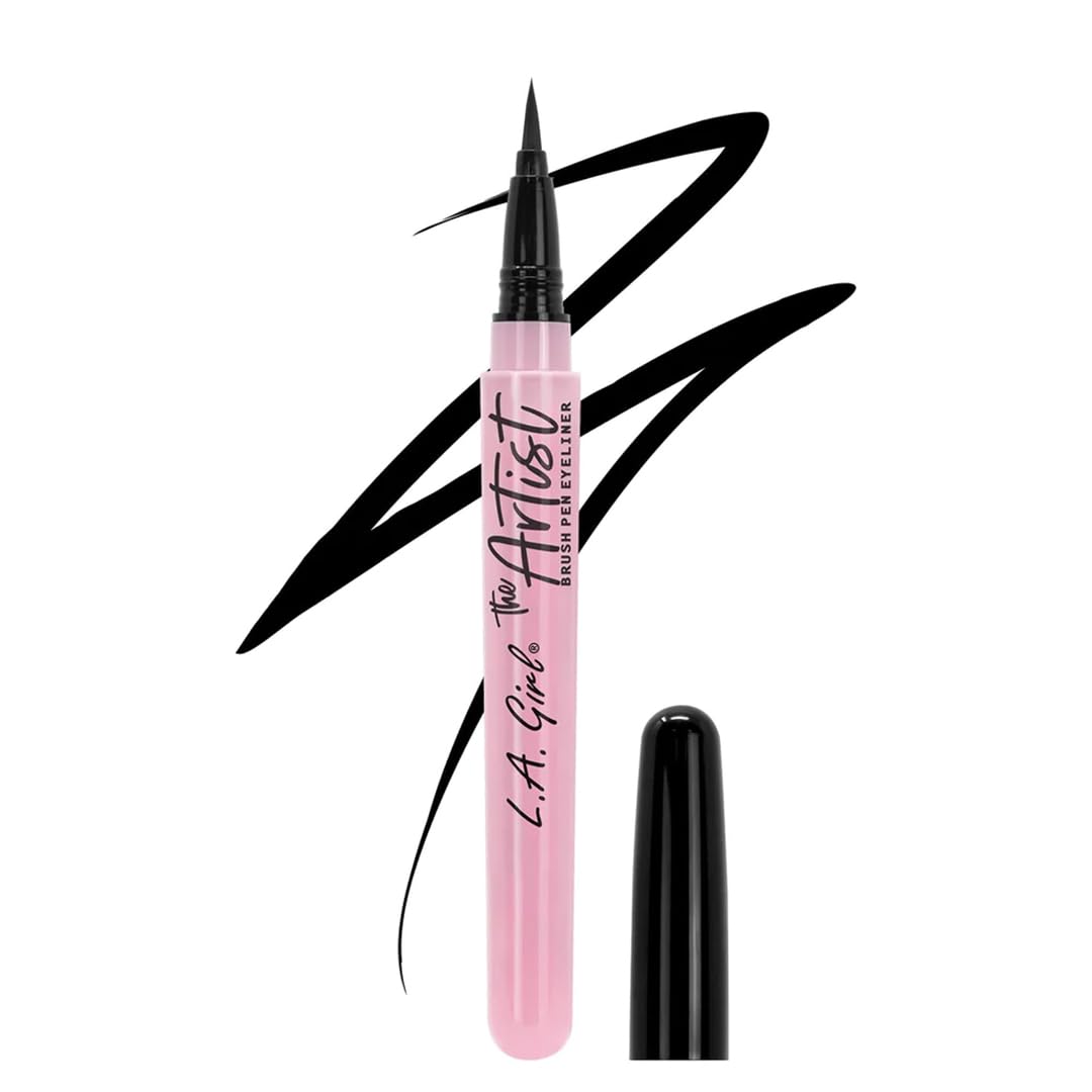 L.A. Girl The Artist Brush Pen Eyeliner, Inky Black GLE740
