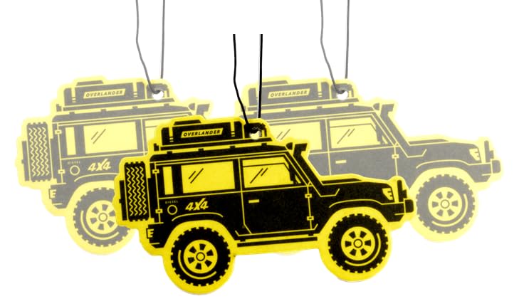 Image of Outdoor Adventure Car Air Freshener 4 Pack Scented With Premium Oils By Fresh Fresheners (Overland SUV)