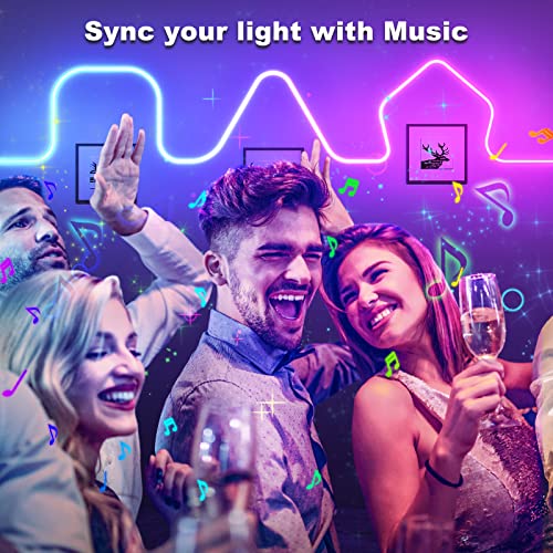 BASON LIGHTING Tira LED RGB+IC 3 metros con control por voz miniatura 3