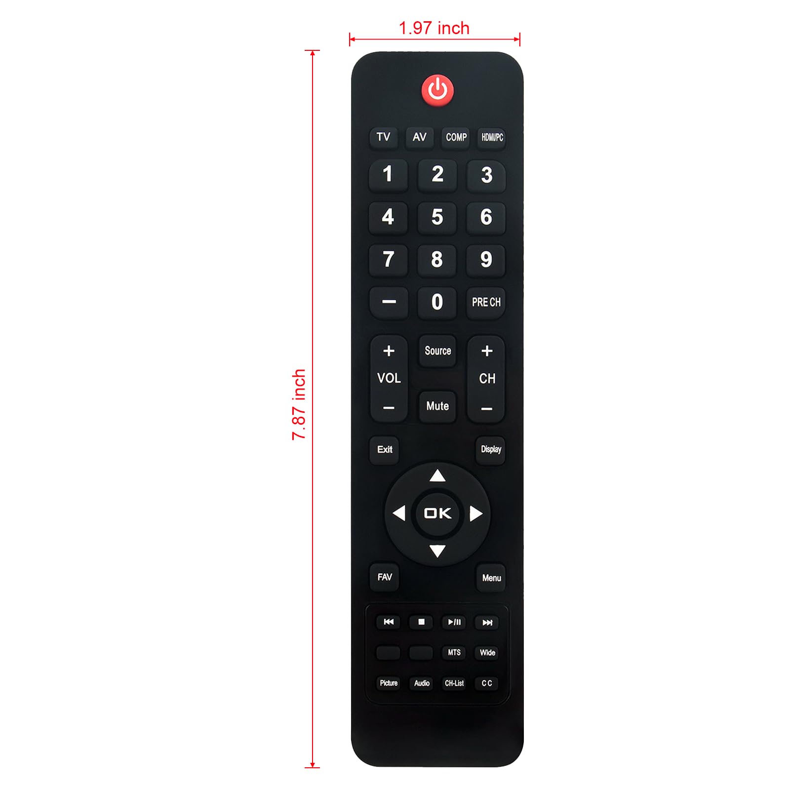 多機能テレビ用リモコン 楽天市場】TCL テレビ リモコン RC3100J02 24D2911 32D2901