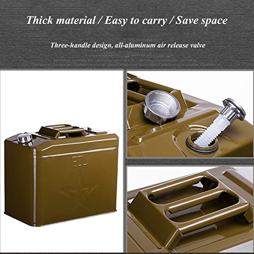 Jerrican essence en metal horizontal 20L 30L 40L avec bec verseur - 7