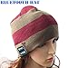 Produktbild Drahtlose Bluetooth V4.2 Mütze Gestreift Gestrickte Winter Hut Headset Lautsprecher Mic Hand-freies Musik Mp3 Lautsprecher Smart Kappe,A