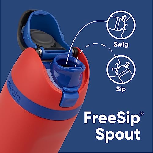 Owala Marvel FreeSip Insulated Stainless Steel Water Bottle with Straw for Sports and Travel, BPA-Free Sports Water Bottle, 24 oz, Spiderman image 3