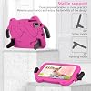 Funda para Honor Pad X8a/X9 11" (2024) para niños, ligera de EVA+PC, resistente a golpes, con soporte y correa para el hombro, rojo 6