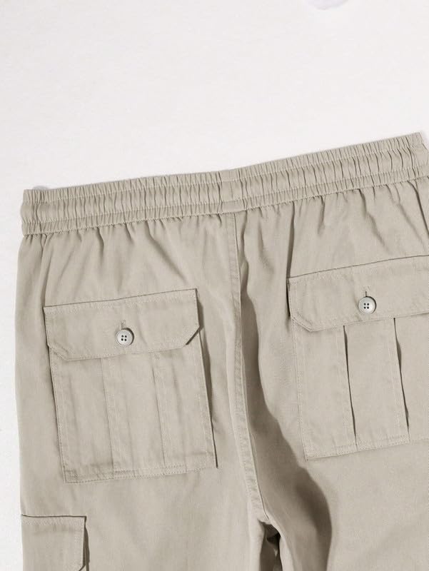 Image of DEELMO Men's Stylish Multi-Pocket Cargo Pants || Casual Fit Pants Trousers || Stylish Trousers for Men || Men's Cargo (MD501 01 08)