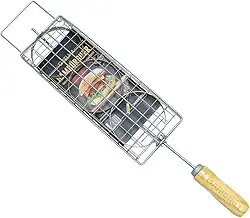 Grelha Para Hambúrguer Gourmet Multiuso Aros Inox Marivent