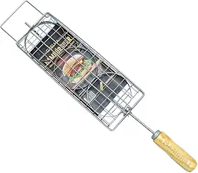 Grelha Para Hambúrguer Gourmet Multiuso Aros Inox Marivent