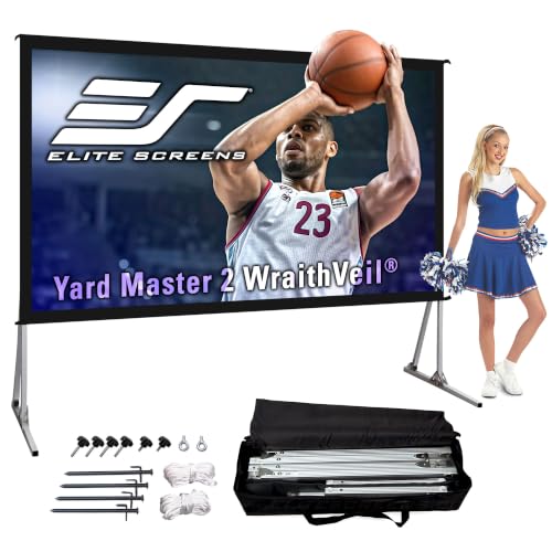 Elite Screens Yard Master 2 DUAL Projector Screen,...