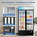 Ferueo Commercial Beverage Refrigerator, 30 Cu.ft. Fridge Display Glass Door Upright Display Door with Adjustable Shelves LED Light for Restaurant,Grocery Stores,Office