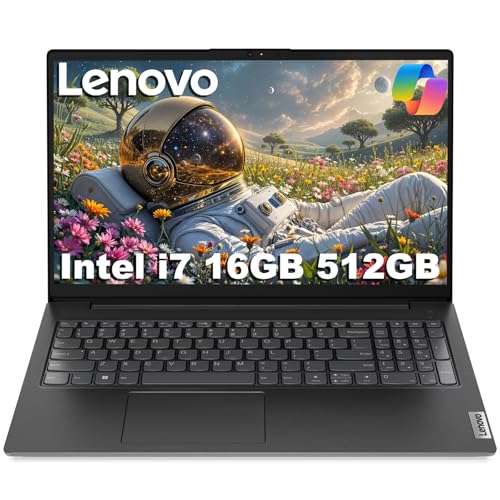 Lenovo Laptop Computer for Business & Student, 15.6' FHD, Intel 10-Core i7-240H ( Ultra 7 155U), 16GB DDR5, 512GB SSD, V Series Beat Ideapad, Webcam w/Shutter, Numeric Keypad, Win 11 Home w/Copilot