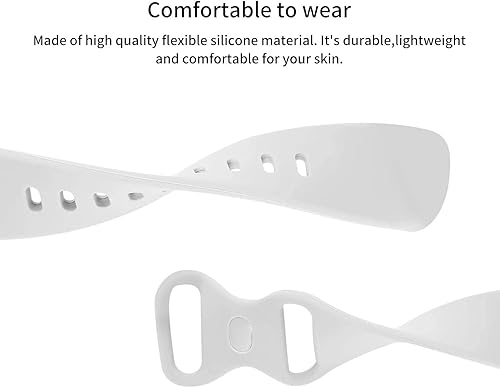 Miniatura 3 de Lamshaw Compatible con 3Plus Vibe Plus Band, nuevas correas de repuesto deportivas de silicona suave 2021 compatibles con reloj inteligente 3Plus