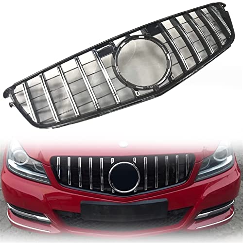 Calandre Mercedes W204 GT argent chromé, la métamorphose haut de gamme exclusive