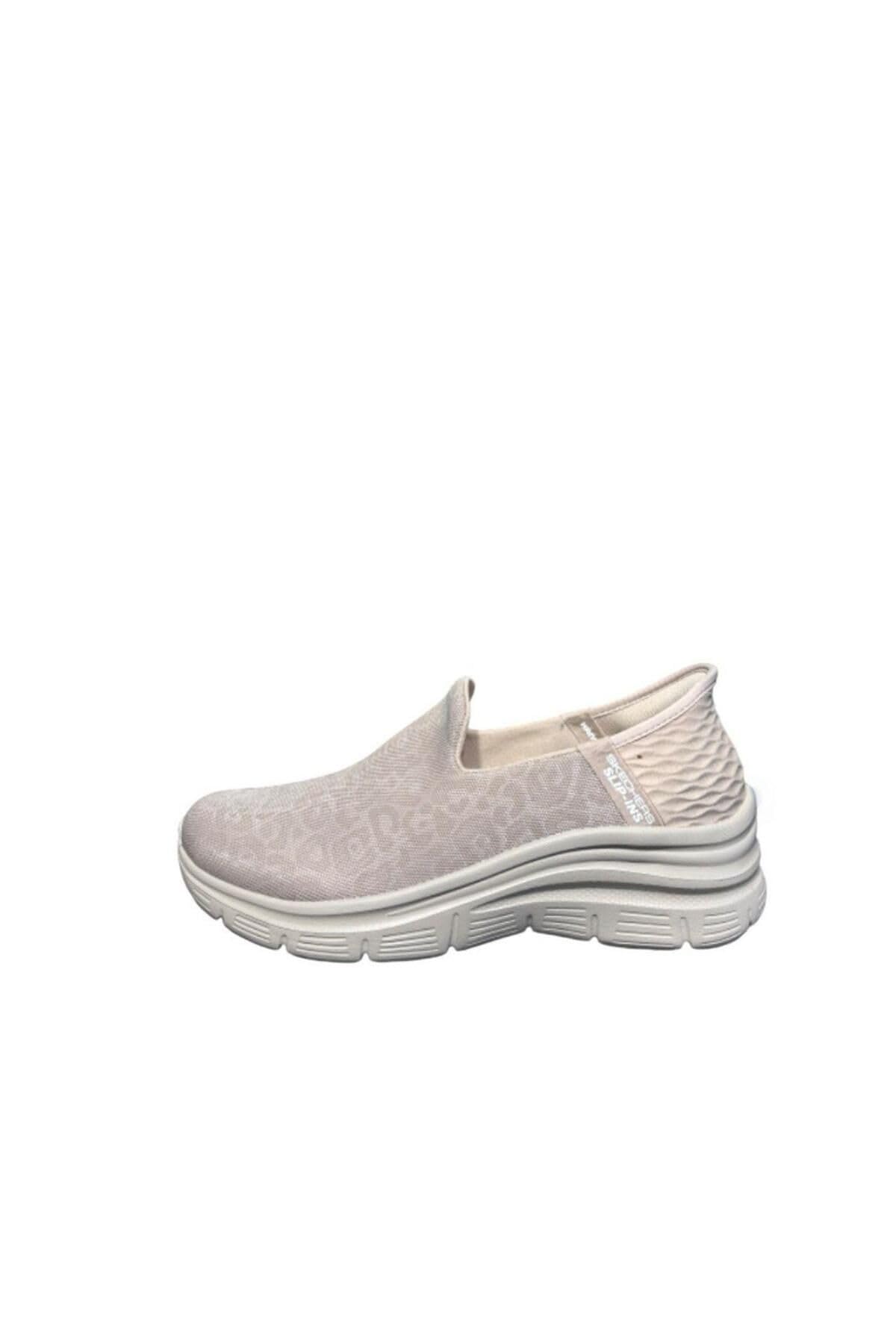 Skechers FASHION FIT 896414TK TPE Kadın Spor Ayakkabı Bej 38 EU