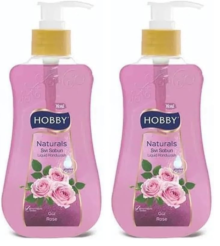 Hobby Sıvı Sabun Naturel Gül 400ml 2li paket