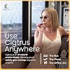 Cigtrus Quit Smoking Smokeless Inhaler Natural, Nicotine-Free, Vaporless & Non-Electric Helps Curb Cravings, Oral Fixation & Lung Detox Support 3-Pack Grapefruit