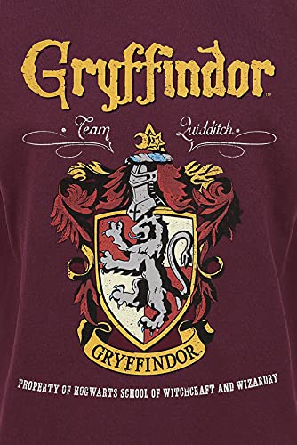 Harry Potter Gryffindor Uomo T-Shirt Rosso L 100%