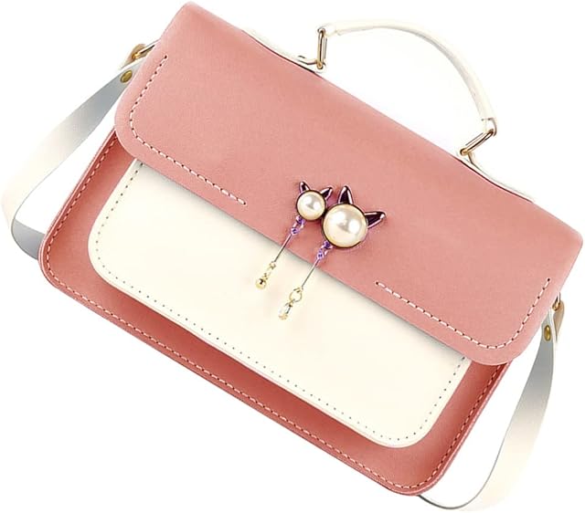 SEWACC DIY Leather Handbag Making Kit Pu Leather Craft Sewing Bag Material Leather Knitting Crochet Bag Making Sets Handmade Bag Making All Accessories for Gift