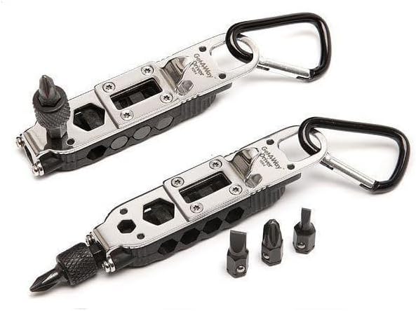 Generic Juego de destornilladores unidireccionales de cabezal múltiple con luz de emergencia para reparaciones diarias