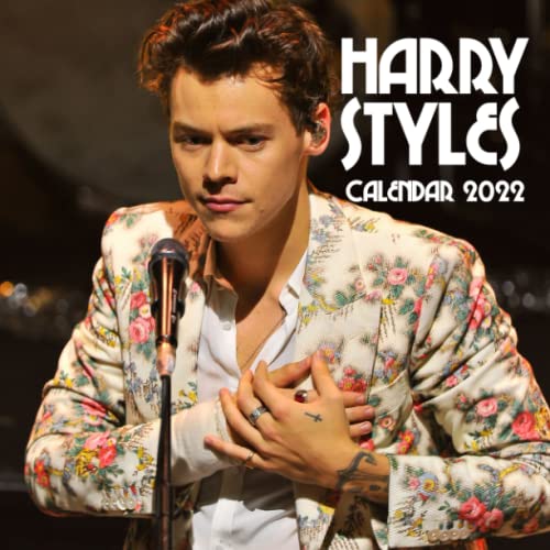 Harry Styles 2022 Calendar: Official Harry Styles Colorful Photos 12-Month Squared Monthly Calendar Mini Planner January 2022 - December 2022