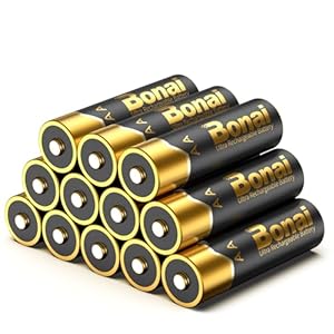 BONAI Mignon AA Oplaadbare Batterijen Hoge Capaciteit 2800mAh 12 Stuks Mignon AA Accu 1,2 V Ni-MH Oplaadbare Batterijen HR6 Oplaadbare Batterij Lage Zelfontlading