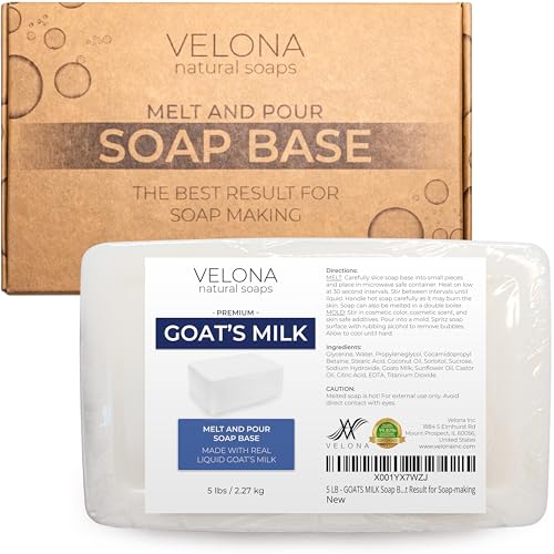 Velona 5 lb - Goat Milk Soap Base