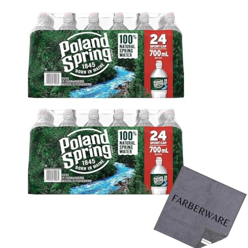 Poland Spring Sport Cap Drinking Spring Water 700ml 48 bottles