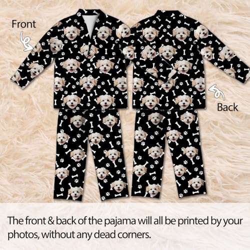 Personalized Pajamas, Custom pajamas with photo, Custom Pajamas for Men & Women, Printed Sleepwear Gifts for Family4