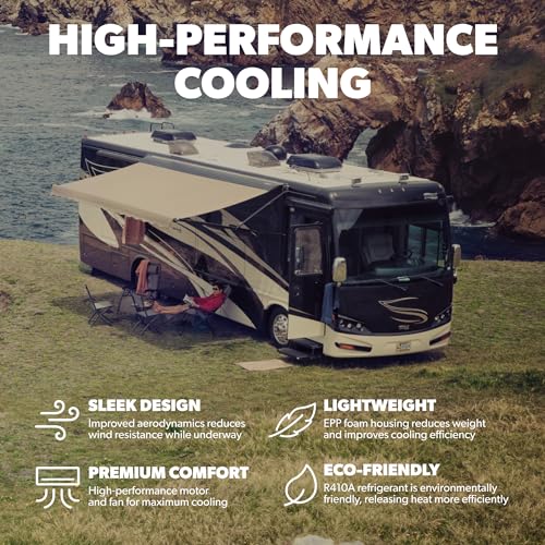 Dometic 641816CXX1C0 Penguin Ii Low Profile Rooftop Air Conditioner| Multi-Zone Ccc Ii Control Board | 15K Btu With Heat Pump Polar White Air Conditioner For Rvs thumb #3