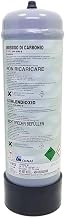 GASFRIGO® - Aquarium CO2 Bottle - Net Weight 1300 g - with Plastic Holder - Disposable - EUROTRE BRAND MADE IN ITALY