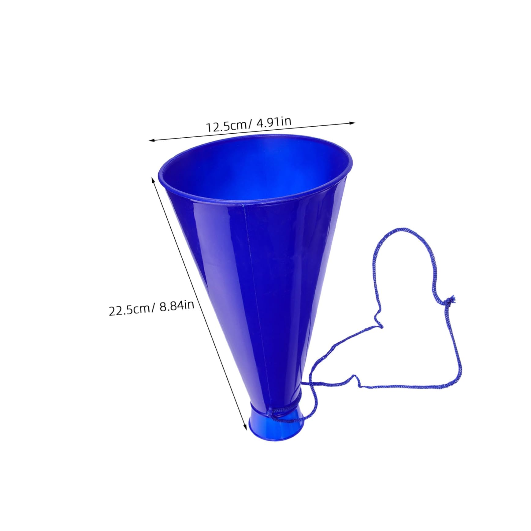4 Pezzi Megafono in Plastica Colorato per Feste e Partite di Calcio Giocattolo Tromba da Festa per Accessorio Rumoroso per Eventi Sportivi e Celebrazioni
