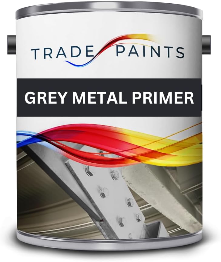 Grey Oxide Bare Metal Primer – 5L - Anti-Corrosion Protection, Fast Drying, High Coverage, Durable Primer for Metal Surfaces