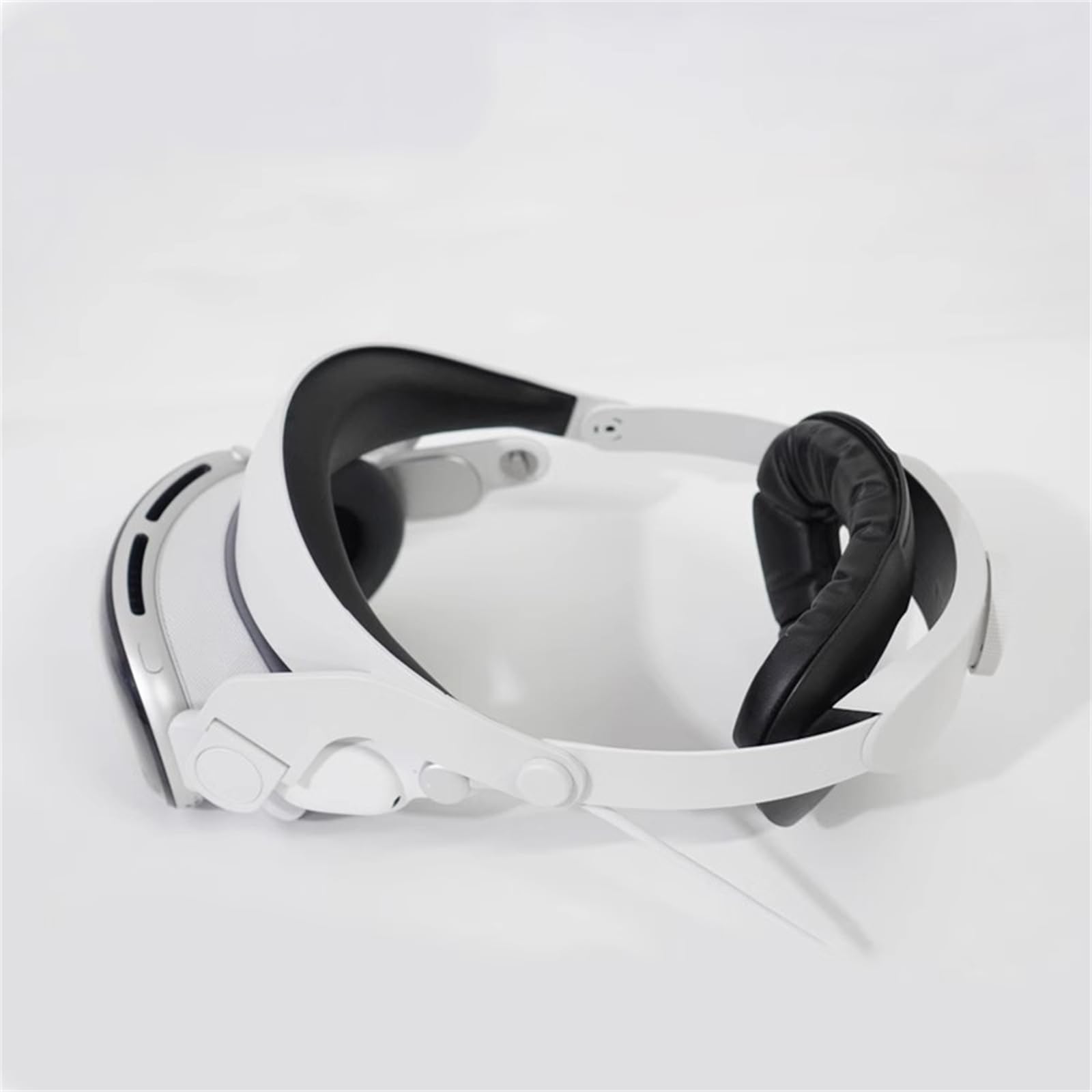 Fascia per la testa regolabile compatibile con Vision Pro, MR Headset Fascia con cinghia Elite Comodo cuscino Pad Cinghia di decompressione Ergonomia VR Accessori